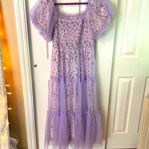 Listicle maternity maxi dress sold by Pink Blush. Size Large